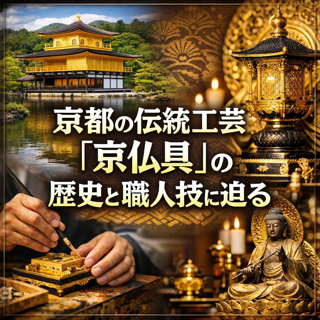 京都の伝統工芸「京仏具」の歴史と職人技に迫る