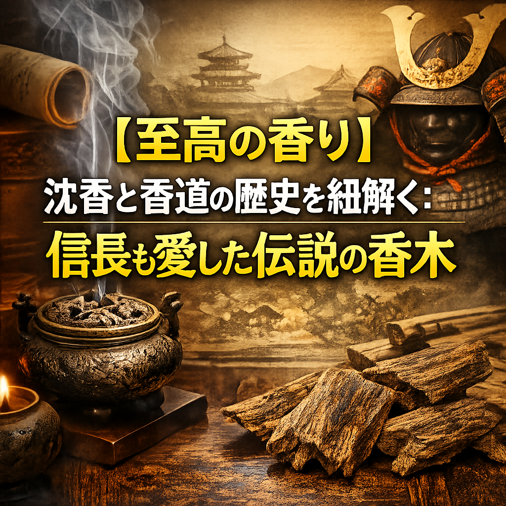 【至高の香り】沈香と香道の歴史を紐解く：信長も愛した伝説の香木